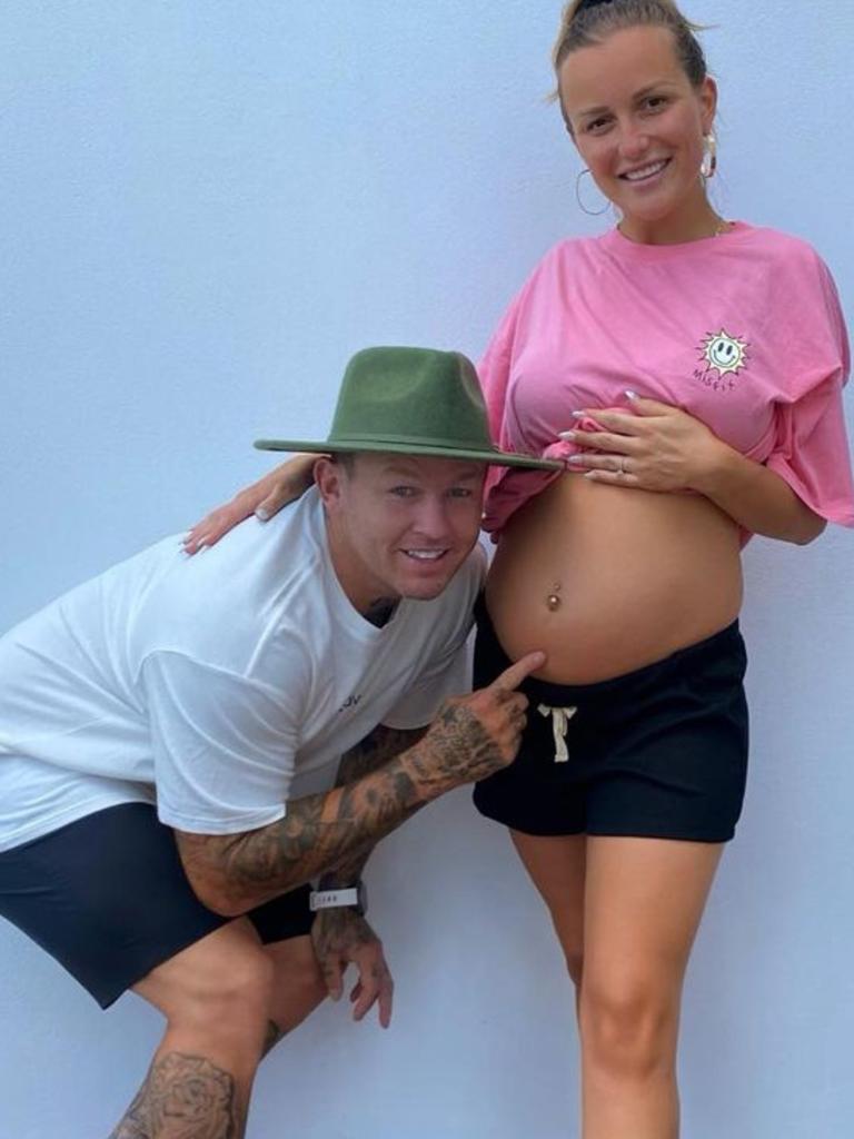 The pair welcomed their first child in March 2021. Picture: Instagram