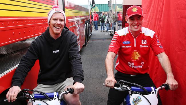 Champion IndyCar driver Scott McLaughlin has paid tribute to Jack Riewoldt ahead of the Tiger’s 300th game, saying he had been a critical influence to his career. Picture Rohan Kelly