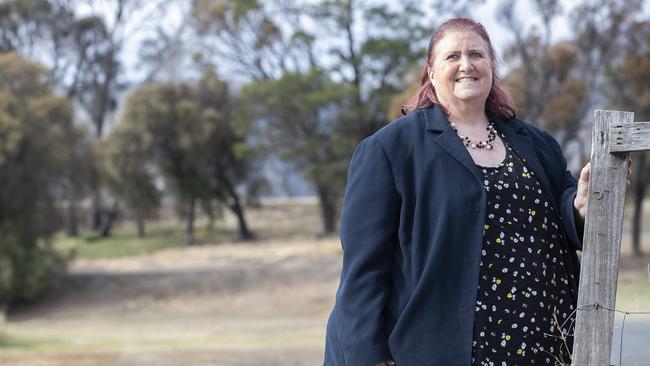 Glenorchy City Alderman Jan Dunsby at Berriedale. Picture: Chris Kidd