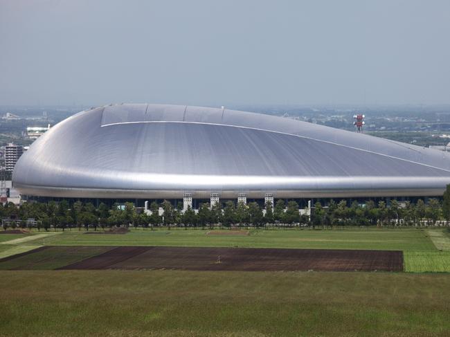 The Aussies will be packing down at the unusually roofed Sapporo Dome.