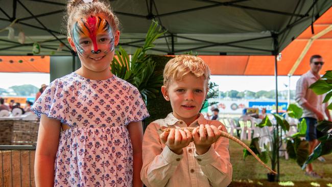 Lincoln Szulc and Penelope Weir at the Chief Minister's Cup Day at the Darwin Turf Club on Saturday, July 13. Picture: Pema Tamang Pakhrin