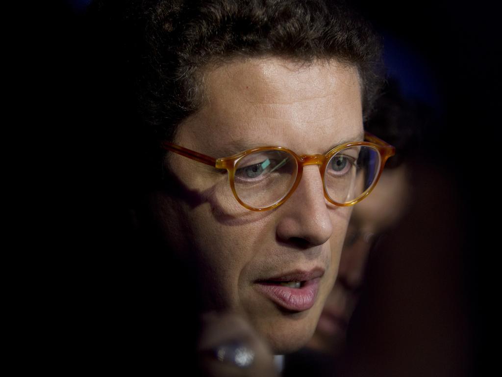 Brazil's Environment Minister Ricardo Salles speaks during the Latin America and Caribbean Climate Week workshop in Salvador, Bahia state, Brazil, on Wednesday. Pic: AP