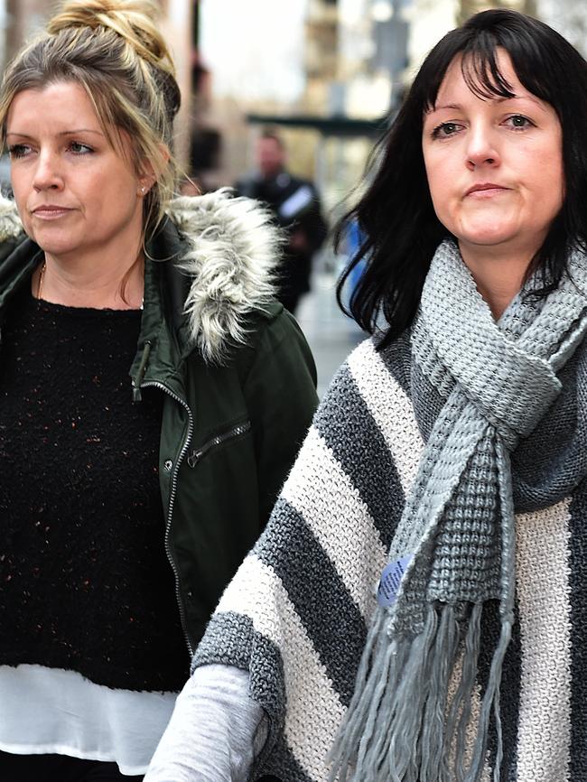 The Hodsons’ daughters Mandy and Nikki.