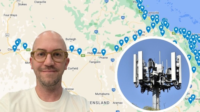 Mitchell Bingemann has revelead Vodafone's plan to boost mobile coverage around North Queensland. Picture: Supplied.