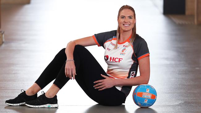 Australian Diamonds captain Caitlin Bassett has joined the Giants for the 2019 Super netball season. Picture: Brett Costello