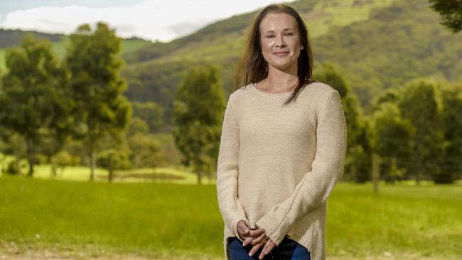 Ex-meth addict Opal Adamson is now mentoring others to kick the drug, and speaks in schools and sports clubs to warn kids. Picture: Roy VanDerVegt