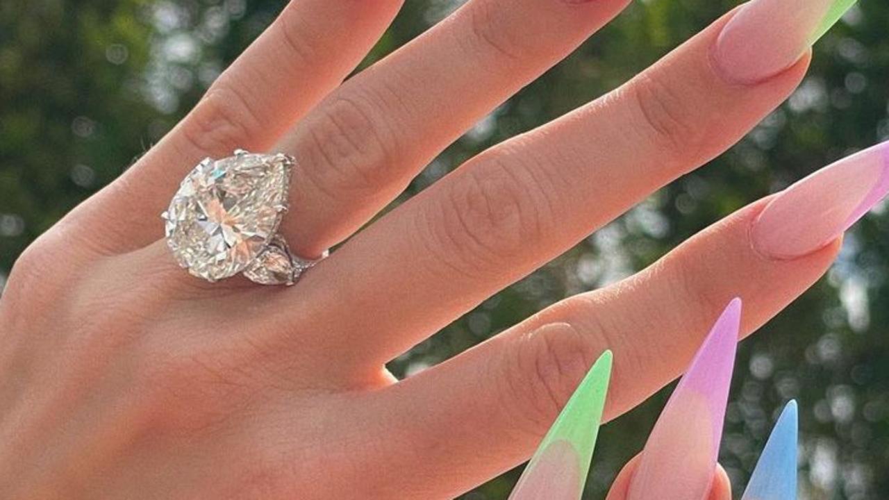 Khloe kardashian on sale engagement ring