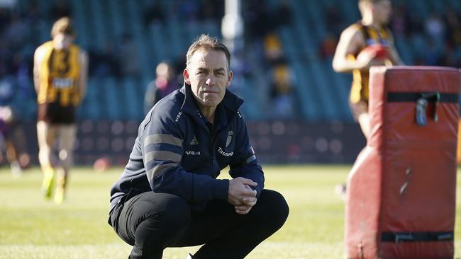 Hawthorn coach Alastair Clarkson will leave the club earlier than anticipated. Picture: Getty Images