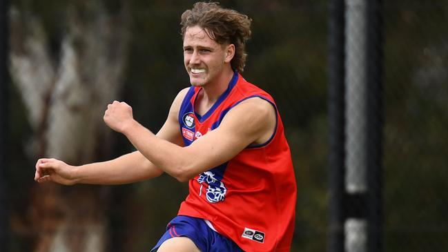 Riley Vincent in action for Mernda. Picture: Nathan McNeill