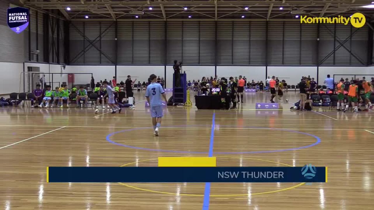 Replay: Football Tasmania v Football NSW Thunder (U14 Boys)—2025 National Futsal Championships Day 2