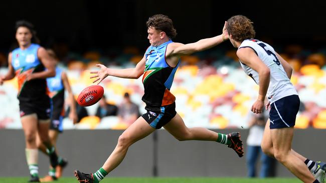 GWS were made to match a surprise bid on academy product Harry Rowston by the Swans on night one of the draft. Picture: Albert Perez/AFL Photos via Getty Images)