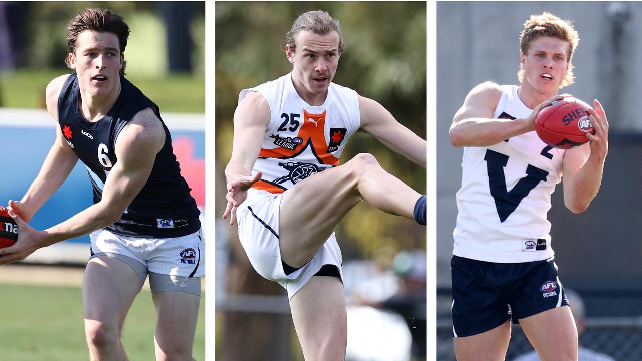 AFL Draft Needs: Josh Ward, Josh Goater and Ben Hobbs.