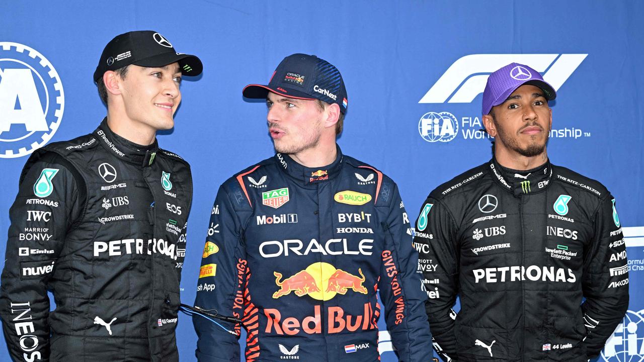 The top three from qualifying.