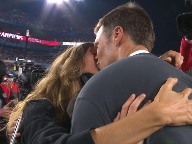 Tom Brady and Gisele Bündchen.