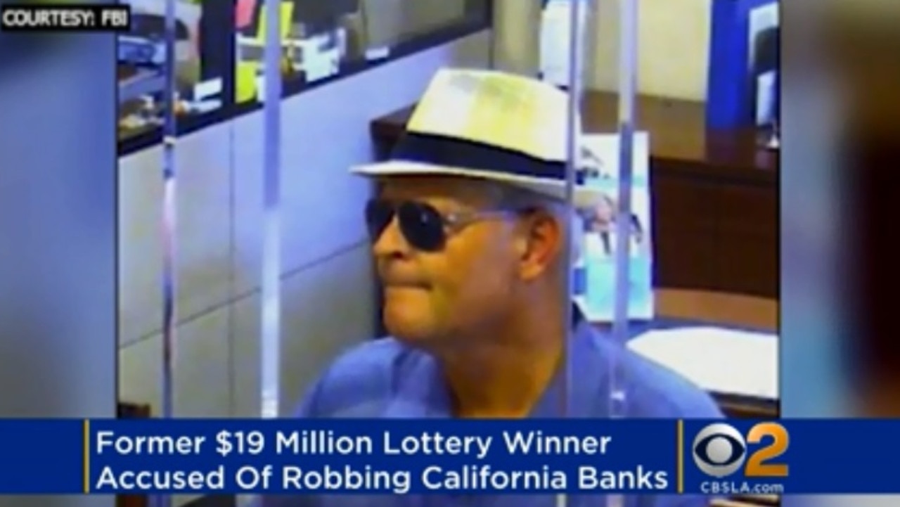 James Hayes pleaded guilty to four federal counts of bank robbery. Picture: CBS