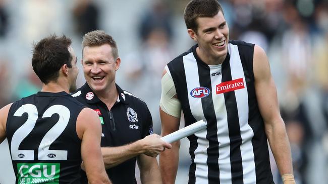 Mason Cox has fitted in perfectly at Collingwood. Picture: Getty Images