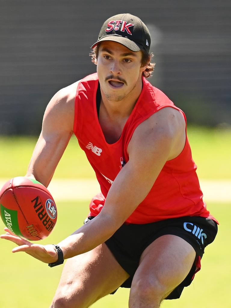 Jack Steele leads by example for the Saints. Picture: Quinn Rooney/Getty Images