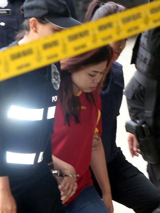 Siti Aisyah is suspected of killing the half-brother of North Korean leader Kim Jong-un. Picture: AAP Image/Yonhap News Agency