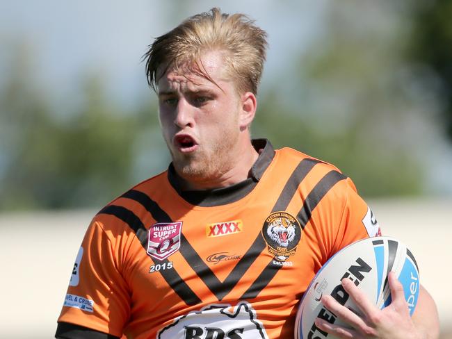 Storm star Cameron Munster spent time with Melbourne feeder club Easts Tigers. Picture: Jono Searle.