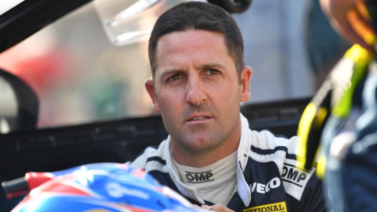 Jamie Whincup on the grid before the start of the Adelaide 500 Race 1.