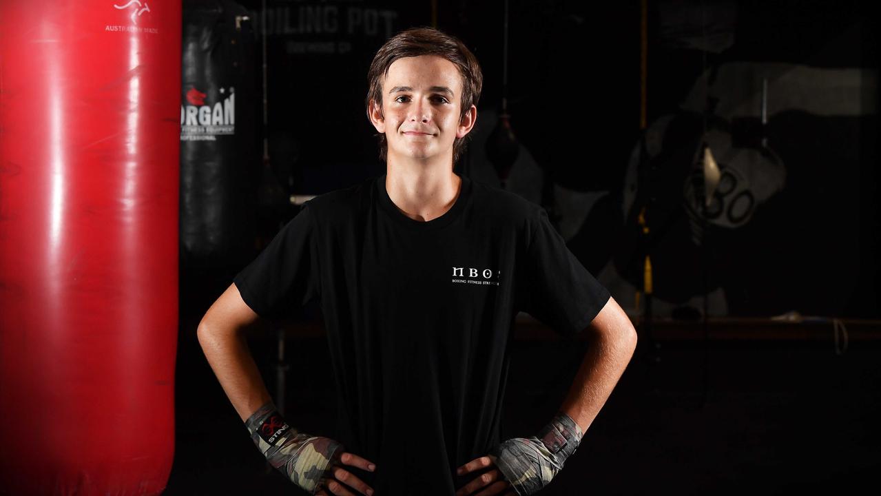 Nathan Campbell has been revealed as one of the Sunshine Coast's most promising up and coming boxers. Picture: Patrick Woods.