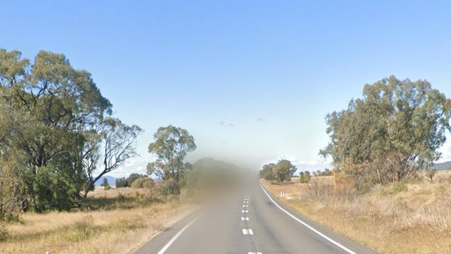 Kamilaroi Hwy, Curlewis. Photo: Google Maps.