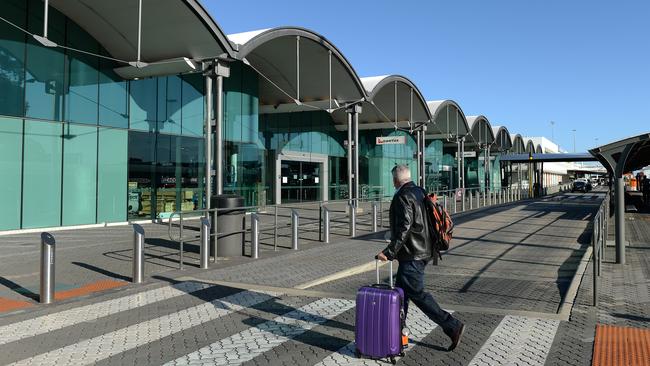 Perth Airport is expected to become much busier if Victorians are permitted to travel to WA. Picture: Daniel Wilkins