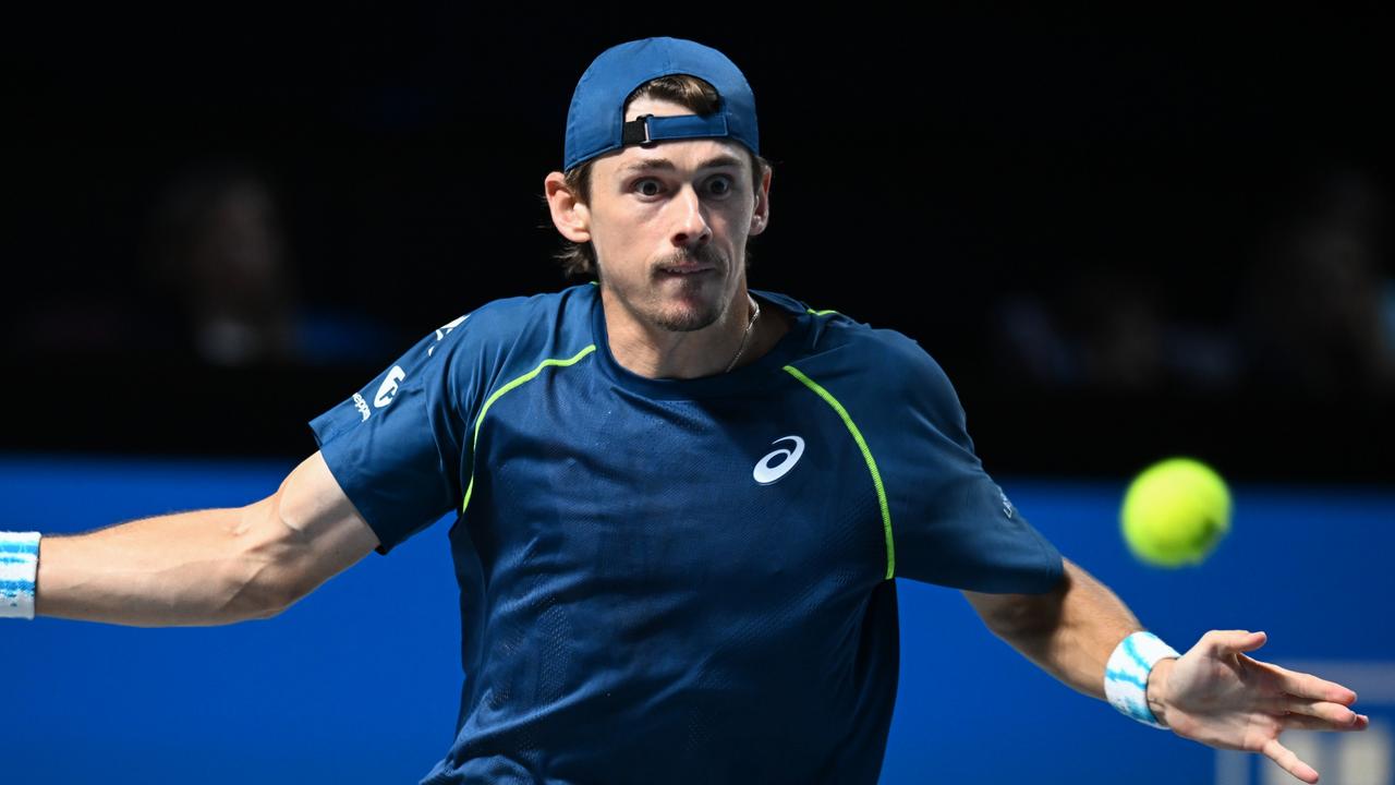 Alex de Minaur beat Karen Khachanov at the Erste Bank Open earlier this week. Picture: Thomas Kronsteiner / Getty Images