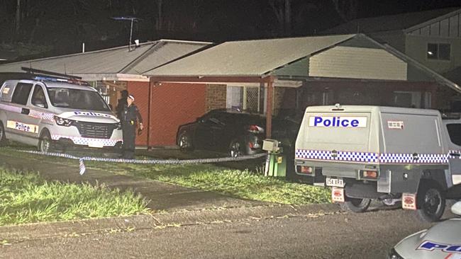 The scene where Thomas Myler was arrested in Skinner Ave, Wellington Point.