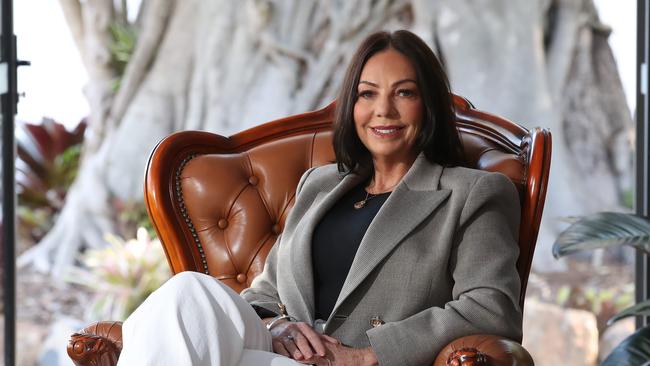 Gold Coast Woman of the Year Cherie Uzan talks about life, business and relationships since the 2022 title, at The Valley Estate . Picture Glenn Hampson