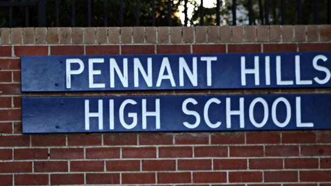 Students of Pennant Hills High School are paying tribute to the “much-loved student” today. Picture: Adam Yip / Manly Daily