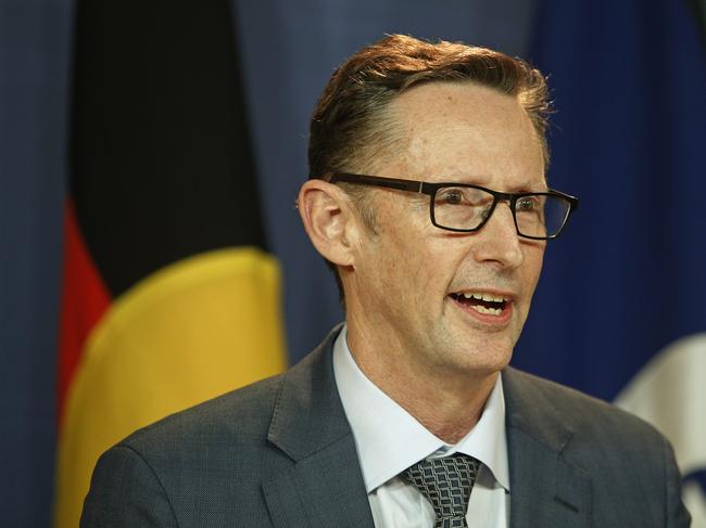 SYDNEY, AUSTRALIA - NewsWire Photos December 12, 2024: Assistant Treasurer Stephen Jones.  The new News Media Bargaining Code is   announced in Sydney by Assistant Treasurer Stephen Jones and Communications Minister Michelle Rowland. Picture: NewsWire / John Appleyard