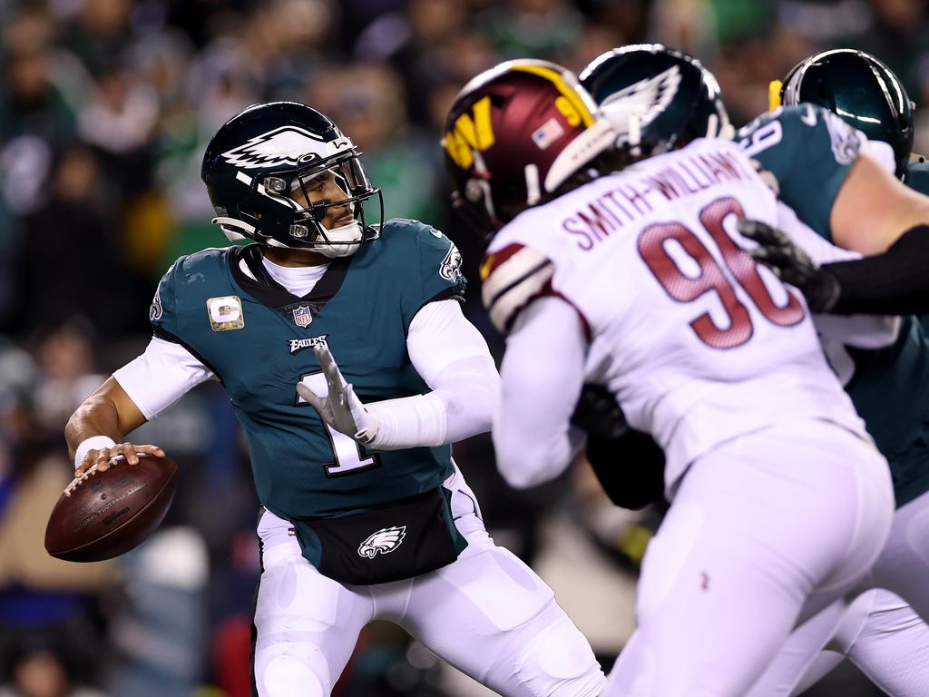 Washington Commanders end Eagles' perfect season with 32-21 win