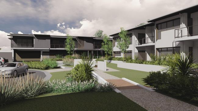 Crowley Care has plans for a 26 self-contained Seniors Living apartments in a connected two-story building in Ballina.