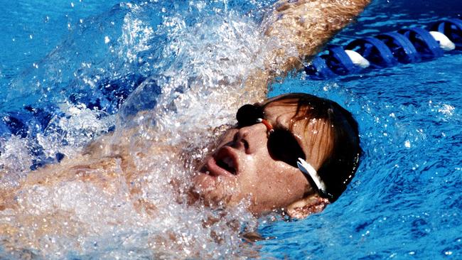 Swimmer Andrew Baildon at the 1990 Commonwealth Games.