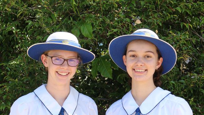 Loreto College captains Jordan Aitchison and Abbey Donoghue. Photo – contributed.