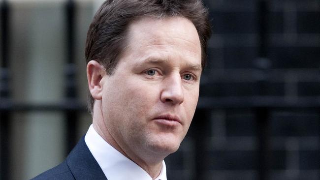 Facebook global affairs chief and former deputy PM of the UK Nick Clegg. Picture: AFP