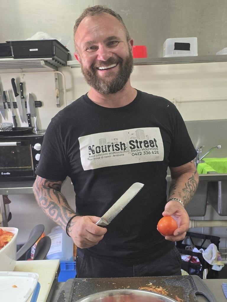 And in the kitchen preparing food. Pictures: Nourish Street