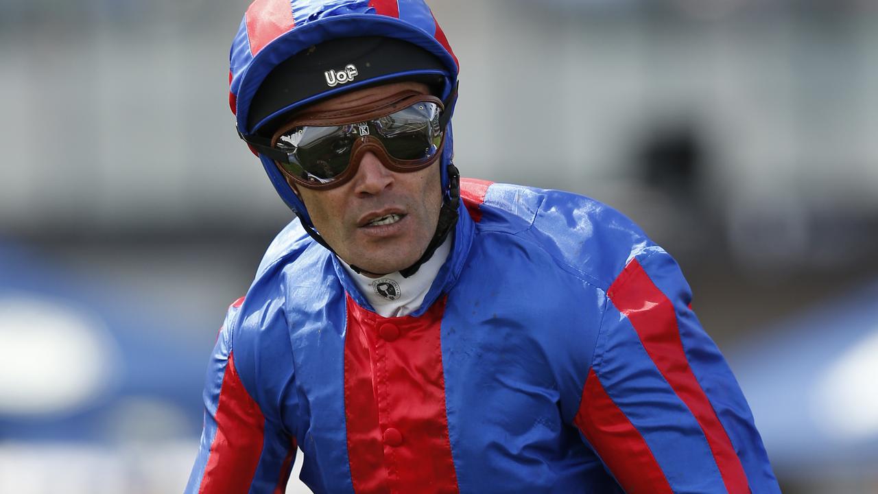 MELBOURNE, AUSTRALIA - NOVEMBER 05: Michael Walker on Prince of Arran reacts as he crosses the line in race 7 the Lexus Melbourne Cup during 2019 Melbourne Cup Day at Flemington Racecourse on November 05, 2019 in Melbourne, Australia. (Photo by Darrian Traynor/Getty Images)
