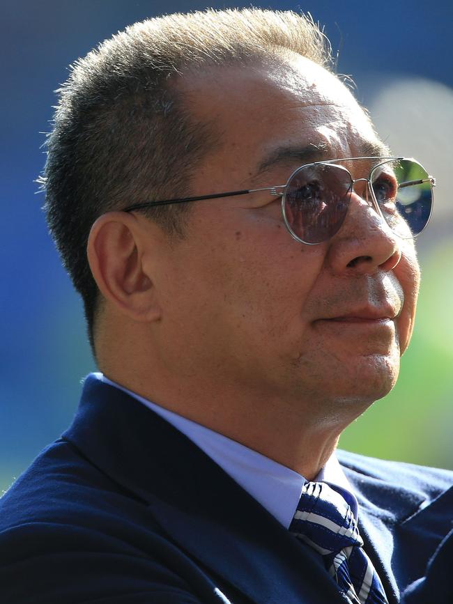 Leicester City's Thai chairman Vichai Srivaddhanaprabha. Picture: AFP