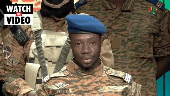 Soldiers seize power in Burkina Faso after coup announced on TV