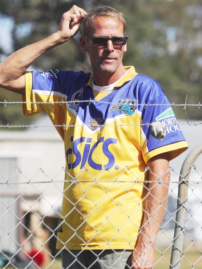 Wayne Pound returned home in an Eels jersey. Picture: John Grainger