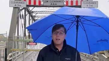 Shoalhaven Councillor Paul Ell at the old Nowra Bridge.