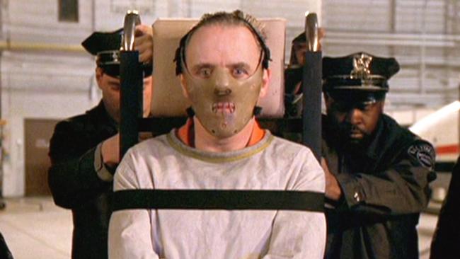 Scene from the 1991 film The Silence of the Lambs, with Anthony Hopkins as Hannibal Lecter. Image supplied