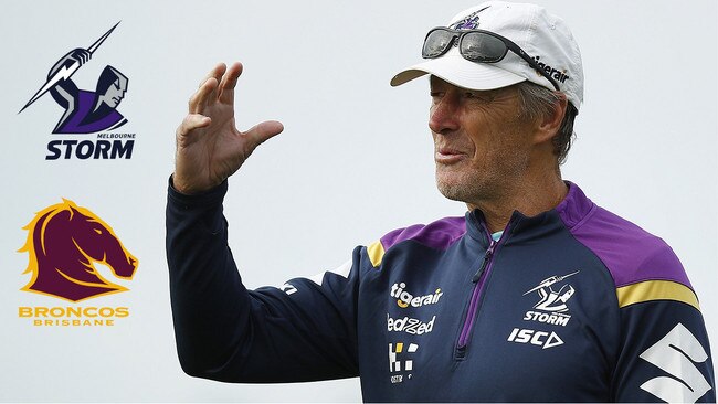 JANUARY 22: Storm head coach Craig Bellamy is seen during a Melbourne Storm NRL training session at Geelong Grammar School on January 22, 2021 in Geelong, Australia. (Photo by Daniel Pockett/Getty Images)