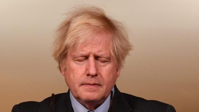 Johnson is the only prime minister fined by police for breaking the law. Picture: AFP