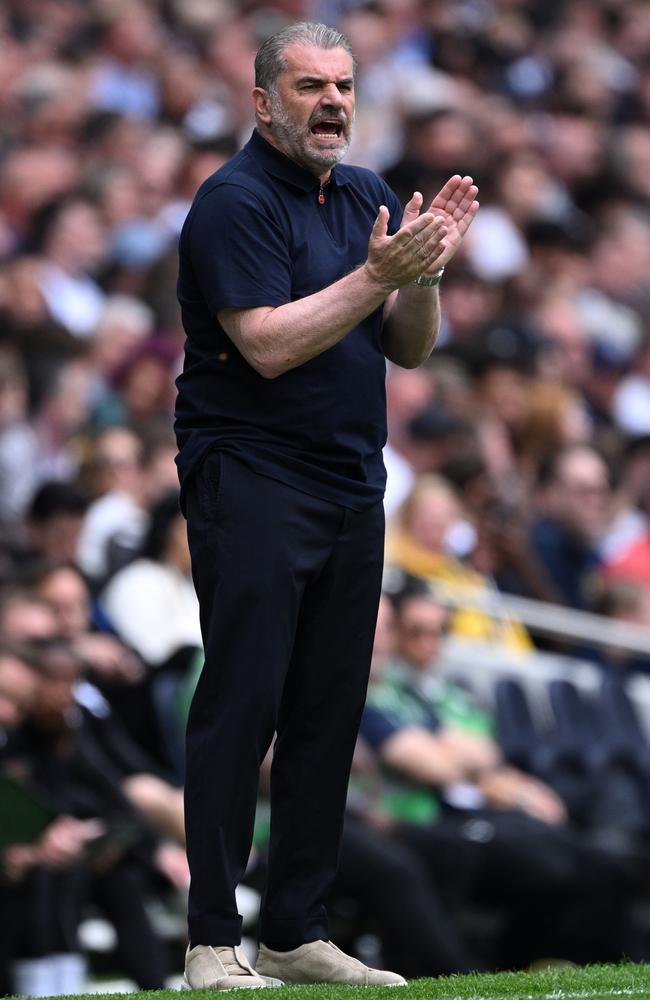 Ange Postecoglou was a loved figure by Tottenham Hotspur’s fans. Picture: Getty Images