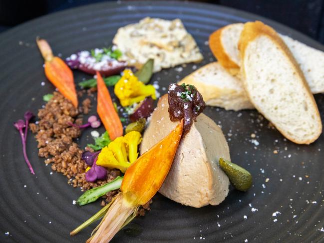 The chicken liver parfait. Picture: Jenifer Jagielski