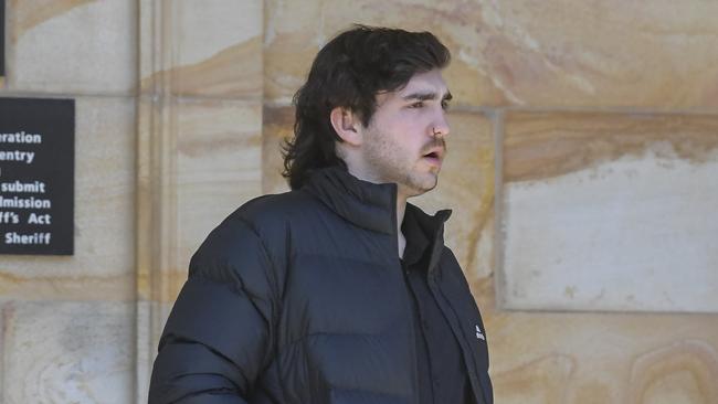 OCTOBER 8, 2024Seth Adrian Rigney, 23, leaves the Adelaide Magistrates Court charged with the death of Chloe Glasson and Shakeena Abdulla by dangerous driving in a crash in February 2024 at KorunyePicture : Roy VanDerVegt