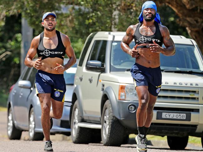 Semi Radradra doing a time trial run on the NSW Central Coast. Picture: Troy Snook